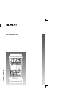 Handleiding Siemens SF25A260 Vaatwasser