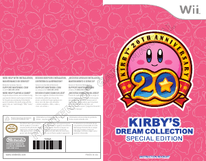 Manual Nintendo Wii Kirbys Dream Collection - Special Edition