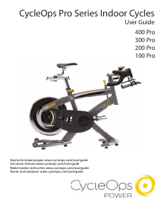 Manual CycleOps 300 Pro Exercise Bike