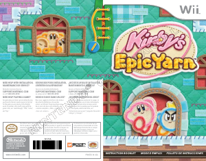 Manual de uso Nintendo Wii Kirbys Epic Yarn
