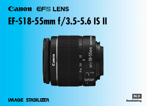Handleiding Canon EF-S18-55mm f/3.5-5.6 IS II Objectief