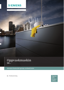 Bruksanvisning Siemens SK76M530EU Oppvaskmaskin