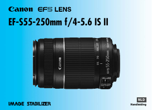 Handleiding Canon EF-S55-250mm f/4-5.6 IS II Objectief