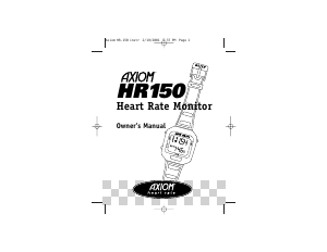 Handleiding Axiom HR150 Sporthorloge