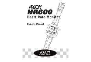 Manual Axiom HR600 Sports Watch