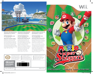 Manual Nintendo Wii Mario Super Sluggers