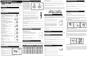 Manual Axiom A10W Cycling Computer