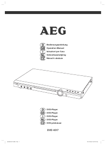 Manual AEG DVD 4517 DVD Player