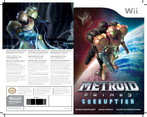 Manual de uso Nintendo Wii Metroid Prime 3 - Corruption