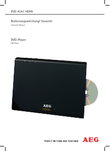 Bedienungsanleitung AEG DVD 4547 HDMI DVD-player