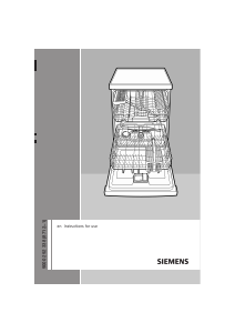 Manual Siemens SN45M530EU Dishwasher