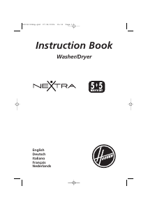 Manual Hoover HNWF-6165 Washer-Dryer