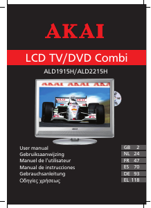 Handleiding Akai ALD1915H LCD televisie