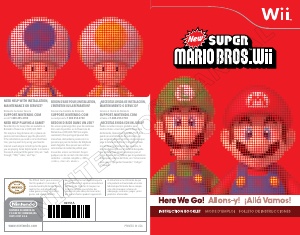 Manual de uso Nintendo Wii New Super Mario Bros. Wii