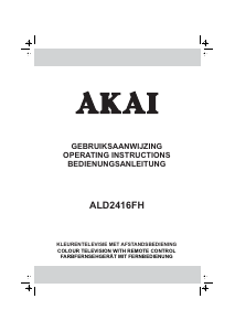 Handleiding Akai ALD2416FH LCD televisie