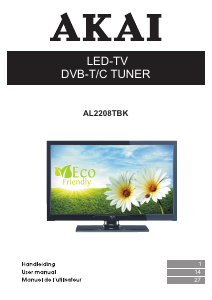 Handleiding Akai AL2208TBK LED televisie