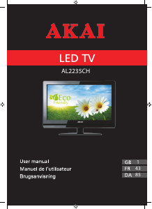 Handleiding Akai AL2235CH LED televisie