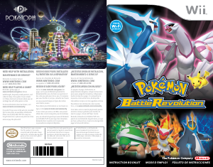Manual Nintendo Wii Pokemon Battle Revolution
