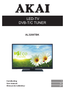 Handleiding Akai AL3208TBK LED televisie