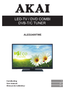 Handleiding Akai ALED2409TWE LED televisie