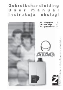 Handleiding ATAG A203C CV-ketel