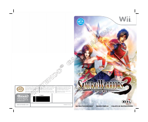 Manual Nintendo Wii Samurai Warriors 3