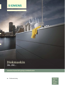 Bruksanvisning Siemens SN63D002EU Diskmaskin