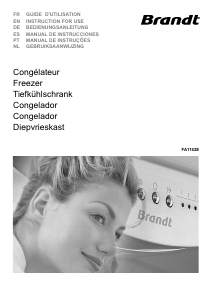 Manual Brandt FA1162E Freezer