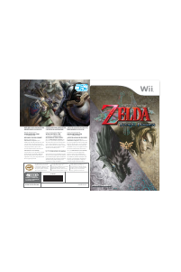 Manual Nintendo Wii The Legend of Zelda - Twilight Princess