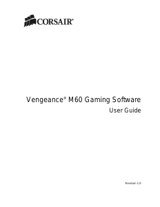 Handleiding Corsair Vengeance M60 Muis