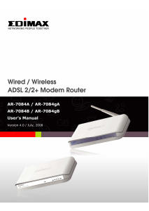 Manual Edimax AR-7084A Router