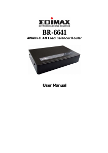 Manual Edimax BR-6641 Router