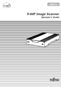 Manual Fujitsu fi-60F Scanner