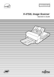 Manual Fujitsu fi-4750L Scanner