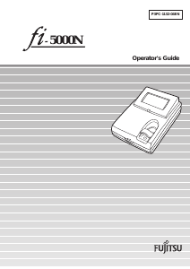 Manual Fujitsu fi-5000N Scanner