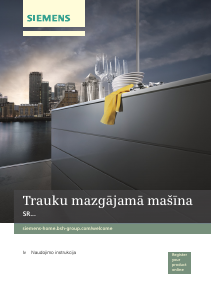 Rokasgrāmata Siemens SR656X03TE Trauku mašīna