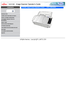 Handleiding Fujitsu fi-5110C Scanner