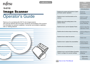 Manual Fujitsu fi-6110 Scanner