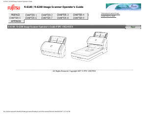 Manual Fujitsu fi-6240 Scanner