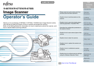 Handleiding Fujitsu fi-6770 Scanner
