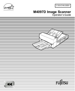 Handleiding Fujitsu M4097D Scanner