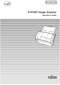 Manual Fujitsu ScanPartner fi-4120C Scanner