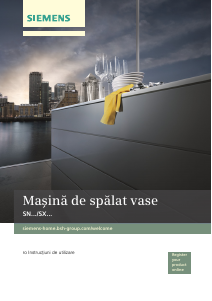 Manual Siemens SX636X01IE Maşină de spălat vase
