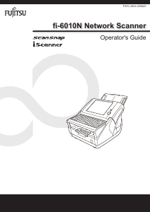 Manual Fujitsu ScanSnap fi-6010 Scanner