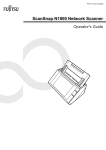 Manual Fujitsu ScanSnap N1800 Scanner