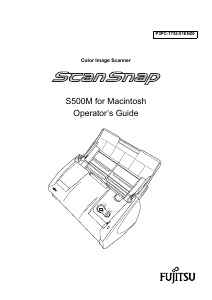 Manual Fujitsu ScanSnap S500M Scanner