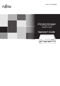 Manual Fujitsu ScanSnap S510M Scanner