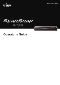 Manual Fujitsu ScanSnap S1100 Scanner