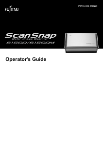 Manual Fujitsu ScanSnap S1500 Scanner