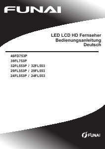 Bedienungsanleitung Funai 32FL553P LED fernseher